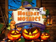 Holiday Mosaics: Halloween Puzzles
