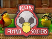 Non Flying Soldiers - free brain teaser game on Toomkygames