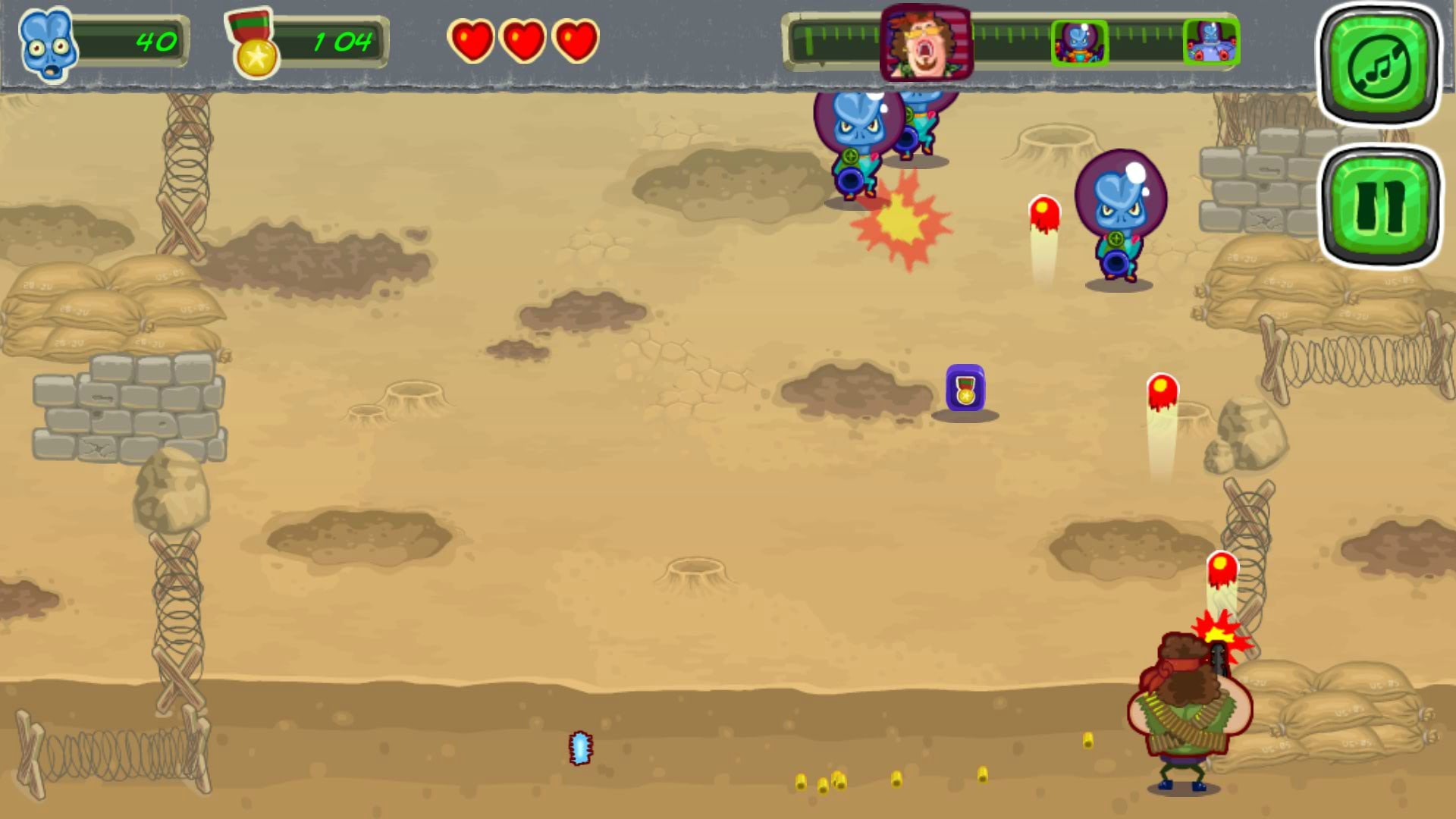 Aliens Attack - Free Game Screenshots