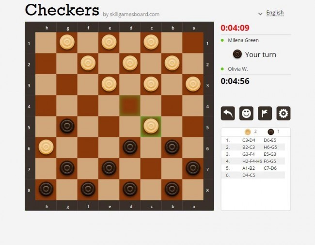 Checkers by SkillGamesBoard