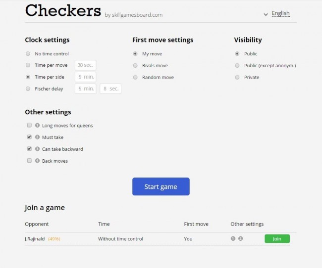 Checkers by SkillGamesBoard