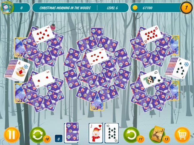 Solitaire Christmas: Match 2 Cards