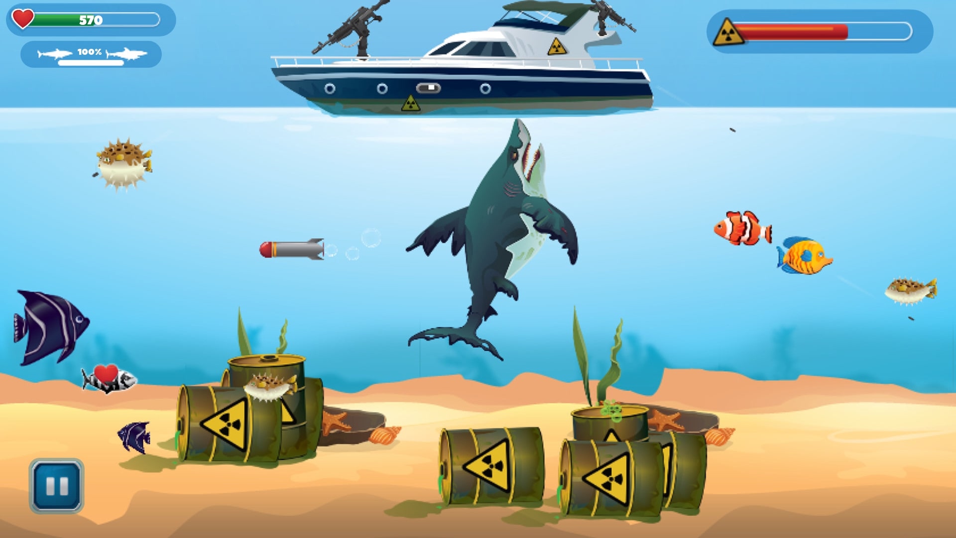 Angry Shark Online - Online Game 🕹️