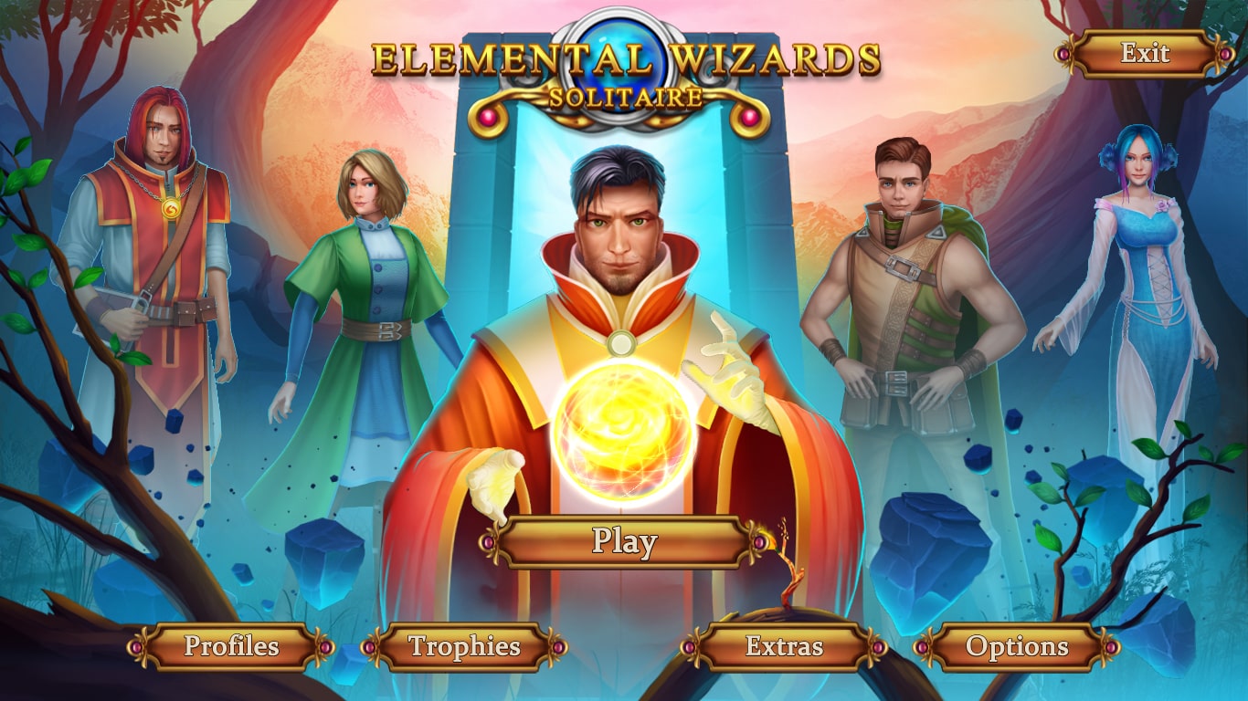 Solitaire: Elemental Wizards