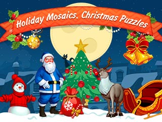 Holiday Mosaics: Christmas Puzzles