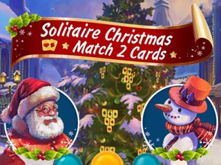 Solitaire Christmas: Match 2 Cards
