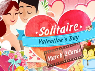 Solitaire Match 2 Cards: Valentine’s Day