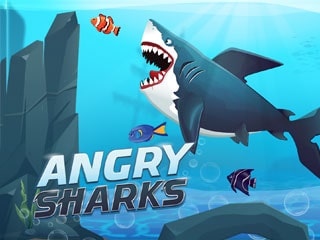 🕹️ Play Angry Sharks Game: Free Online Shark Eating Simulation